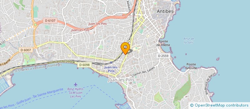 localisation de l'entreprise MONSIEUR HACHEMI JLITI à ANTIBES