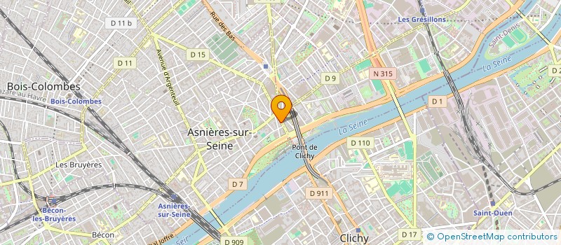 localisation de l'entreprise MONSIEUR HACHEMI MOSBAH  ASNIERES-SUR-SEINE