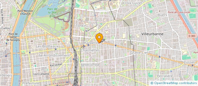 localisation de l'entreprise MONSIEUR HACHEMID HAMIANI  VILLEURBANNE