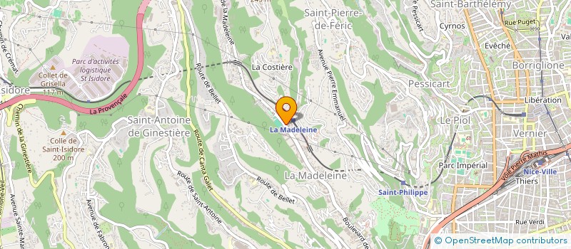 localisation de l'entreprise MONSIEUR HACHIM ALI  NICE