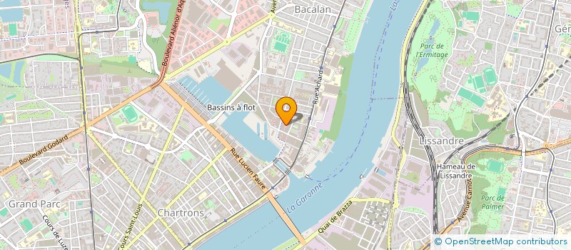 localisation de l'entreprise MONSIEUR HACHIM DARIF à BORDEAUX