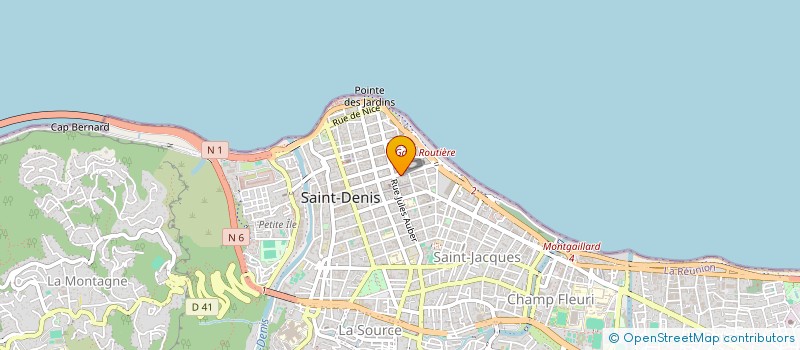 localisation de l'entreprise MONSIEUR HACHIM OMARJEE  SAINT-DENIS