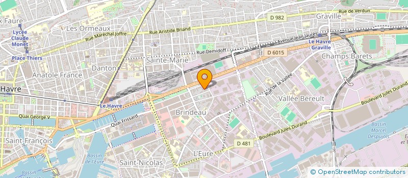 localisation de l'entreprise MONSIEUR HACHMI HAMED à LE HAVRE