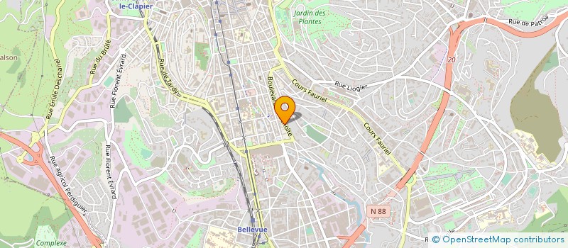 localisation de l'entreprise MONSIEUR HACHORE YAYA  SAINT-ETIENNE