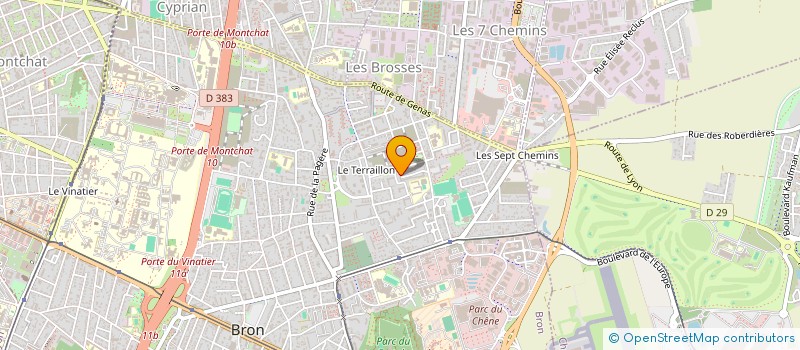 localisation de l'entreprise MONSIEUR HACI AKBULUT à BRON
