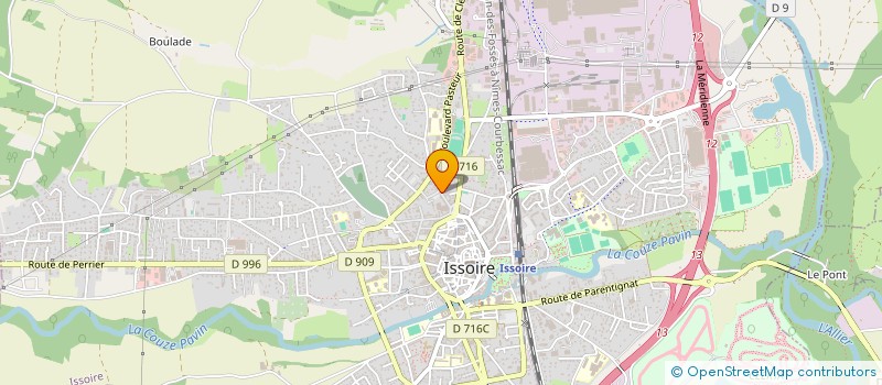 localisation de l'entreprise MONSIEUR HACI AYTEN  ISSOIRE