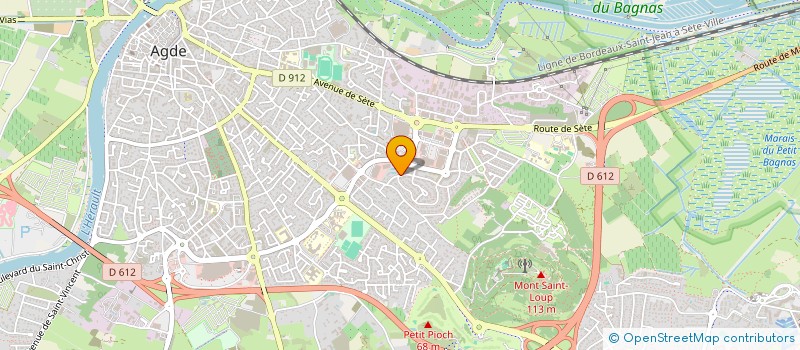 localisation de l'entreprise MONSIEUR HACI BAGCI  AGDE