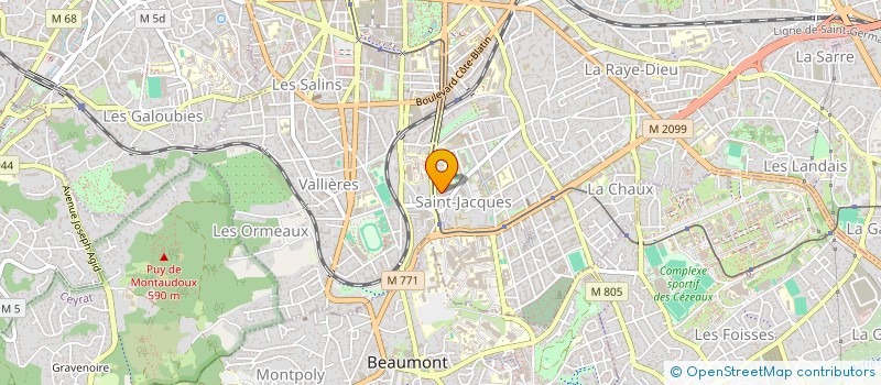 localisation de l'entreprise MONSIEUR HACI BAYRAM TURHAN  CLERMONT-FERRAND