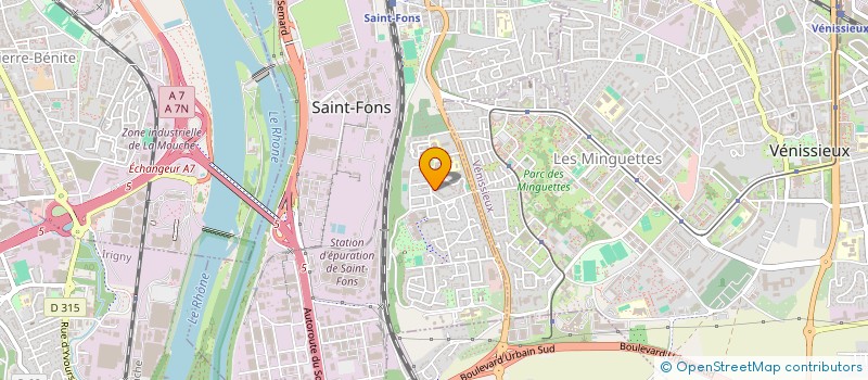 localisation de l'entreprise MONSIEUR HACI DURAN ERTURK à SAINT-FONS
