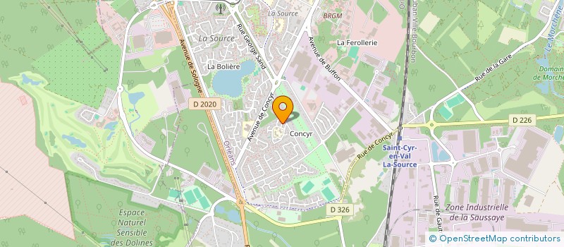 localisation de l'entreprise MONSIEUR HACI FIDAN à ORLEANS