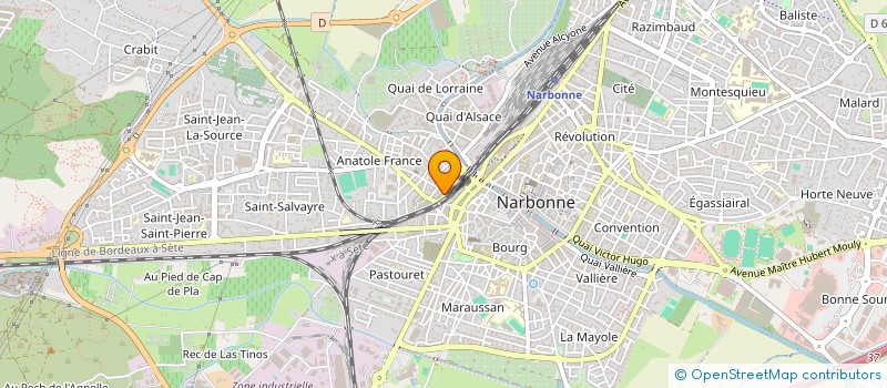 localisation de l'entreprise MONSIEUR HACI GENEL à NARBONNE
