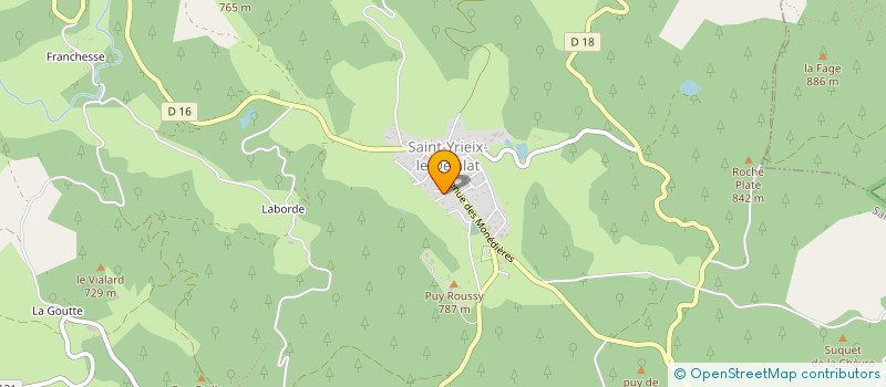 localisation de l'entreprise MONSIEUR HACI GUL  SAINT-YRIEIX-LE-DEJALAT