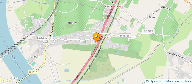 localisation de l'entreprise MONSIEUR HACI GULDALI  CUBZAC-LES-PONTS