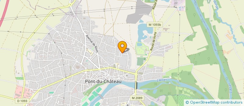 localisation de l'entreprise MONSIEUR HACI KELES  PONT-DU-CHATEAU