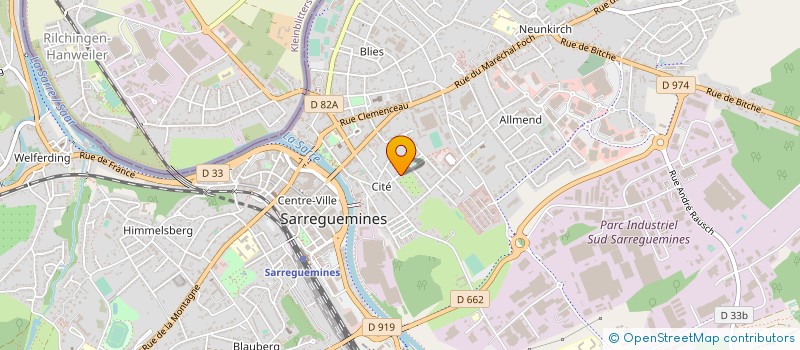 localisation de l'entreprise MONSIEUR HACI OZKAN  SARREGUEMINES