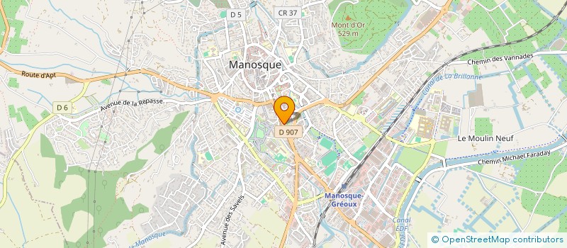 localisation de l'entreprise MONSIEUR HACI SERBEST à MANOSQUE