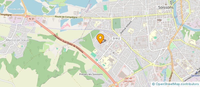 localisation de l'entreprise MONSIEUR HACI TASPINAR à SOISSONS