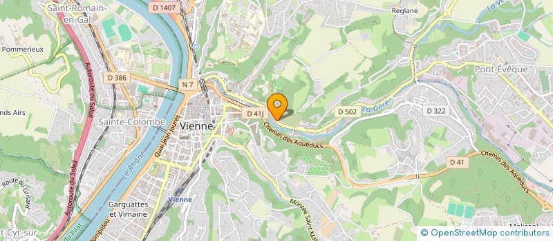 localisation de l'entreprise MONSIEUR HACI YILDIRIM  VIENNE