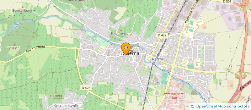 localisation de l'entreprise MONSIEUR HACI YILMAZ  BERNARDSWILLER