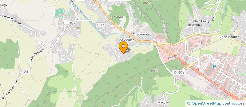 localisation de l'entreprise MONSIEUR HACI ZORBILMEZ  SILLINGY