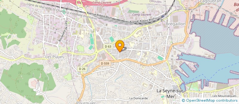 localisation de l'entreprise MONSIEUR HACIM HATTAB  LA SEYNE-SUR-MER