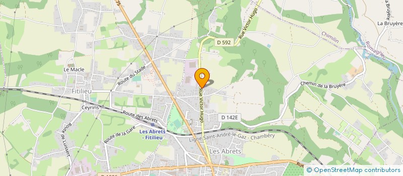 localisation de l'entreprise MONSIEUR HACIOSMAN SIMSEKER  LES ABRETS-EN-DAUPHINE