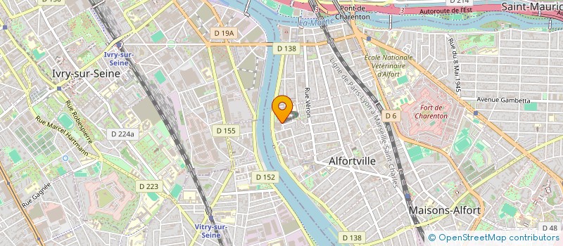 localisation de l'entreprise MONSIEUR HADAMA DIARRA à ALFORTVILLE