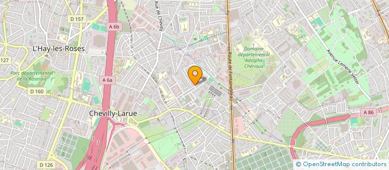 localisation de l'entreprise MONSIEUR HADAMA DRAME  CHEVILLY-LARUE