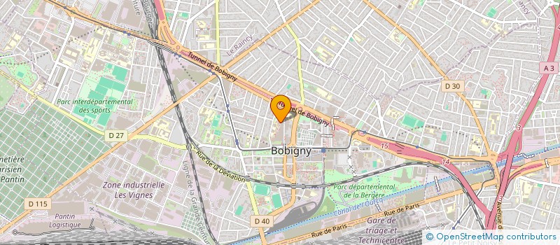 localisation de l'entreprise MONSIEUR HADAMA GAKOU  BOBIGNY