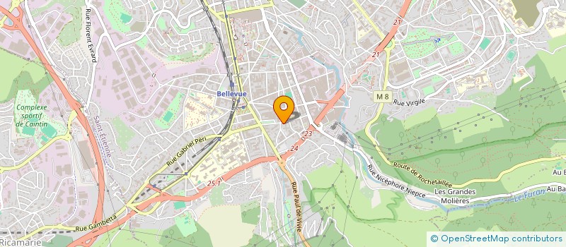 localisation de l'entreprise MONSIEUR HADAYATULLAH WAZIR  SAINT-ETIENNE