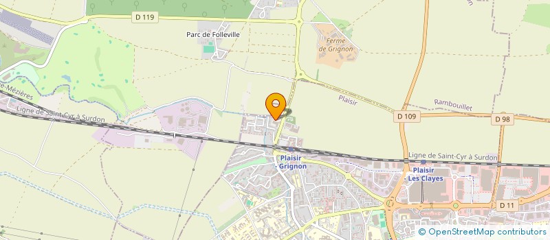 localisation de l'entreprise MONSIEUR HADDI HEDDADJI  PLAISIR