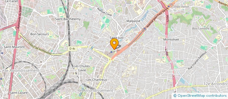 localisation de l'entreprise MONSIEUR HADEL GUEMARI  MARSEILLE