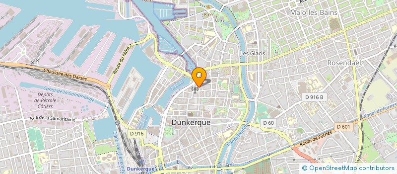 localisation de l'entreprise MONSIEUR HADELIN MARCHANT à DUNKERQUE