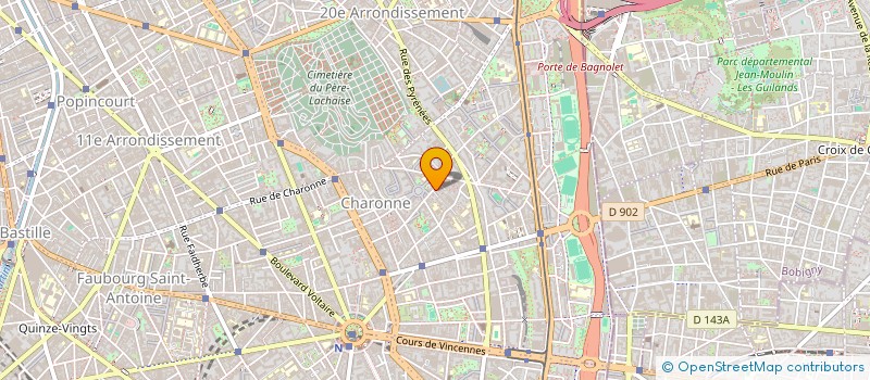 localisation de l'entreprise MONSIEUR HADEMOU CAMARA  PARIS