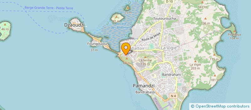 localisation de l'entreprise MONSIEUR HADHURAMI HASSANI à DZAOUDZI
