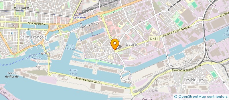 localisation de l'entreprise MONSIEUR HADI BELLAHSENE à LE HAVRE