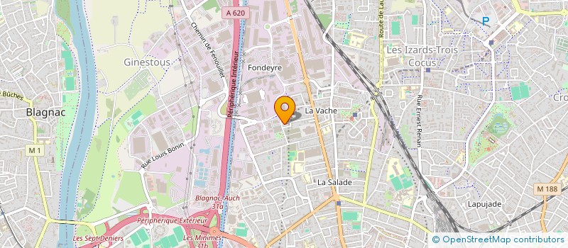 localisation de l'entreprise MONSIEUR HADI BOUALLAGUI à TOULOUSE