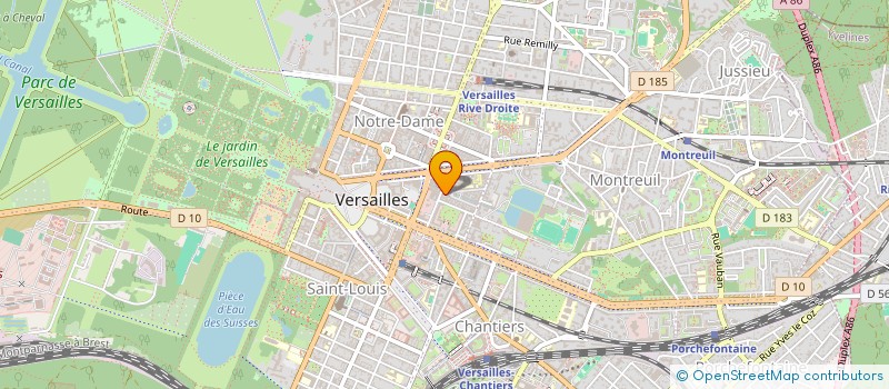 localisation de l'entreprise MONSIEUR HADI HADDADE à VERSAILLES