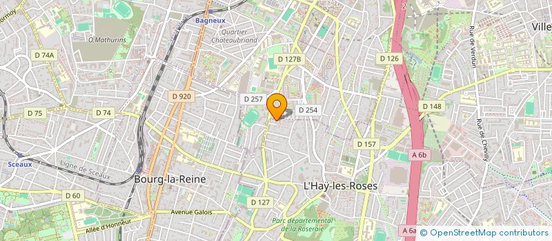 localisation de l'entreprise MONSIEUR HADI MAHFOUZ  L'HAY-LES-ROSES