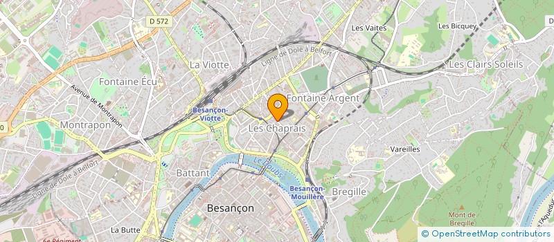 localisation de l'entreprise MONSIEUR HADI MOKHNANE à BESANCON