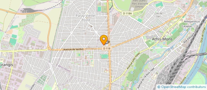 localisation de l'entreprise MONSIEUR HADI NASRIA à ATHIS-MONS