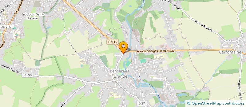 localisation de l'entreprise MONSIEUR HADI SOW  FERRIERE-LA-GRANDE