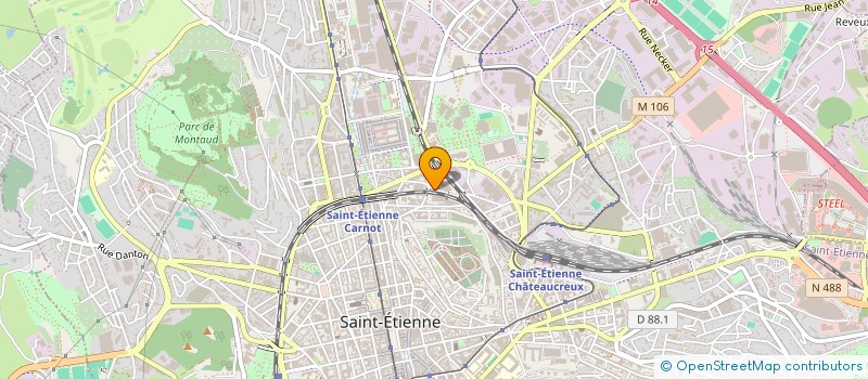 localisation de l'entreprise MONSIEUR HADI TATAH à SAINT-ETIENNE