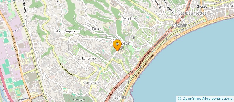 localisation de l'entreprise MONSIEUR HADI ZARIF PEYVANDI  NICE