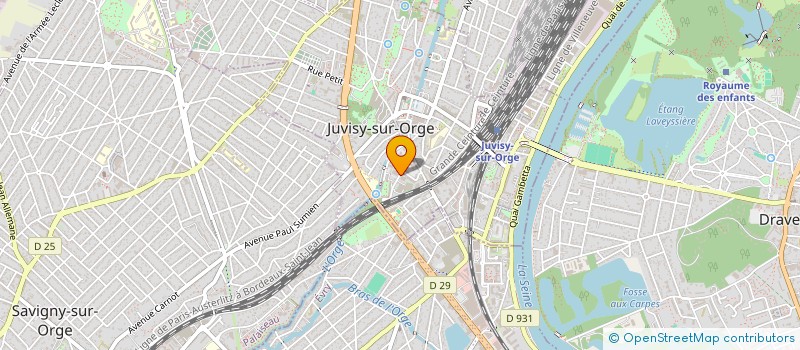 localisation de l'entreprise MONSIEUR HADIETOU DRAME à JUVISY-SUR-ORGE