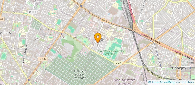 localisation de l'entreprise MONSIEUR HADIETOU DRAME  BOBIGNY