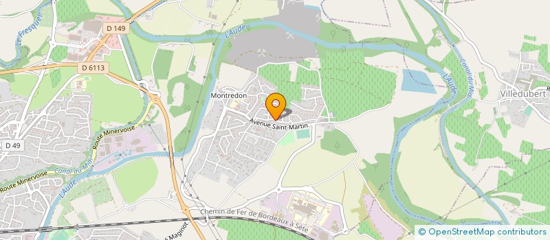 localisation de l'entreprise MONSIEUR HADIL M'HAMEDI à CARCASSONNE