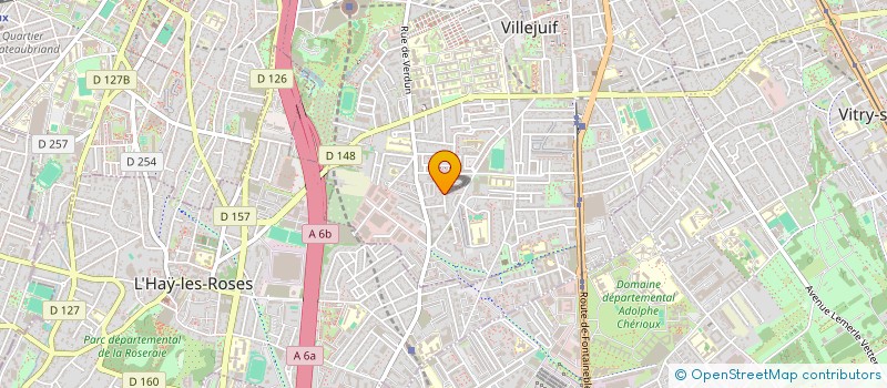 localisation de l'entreprise MONSIEUR HADJ ABDELKRIM LOUNIS  VILLEJUIF