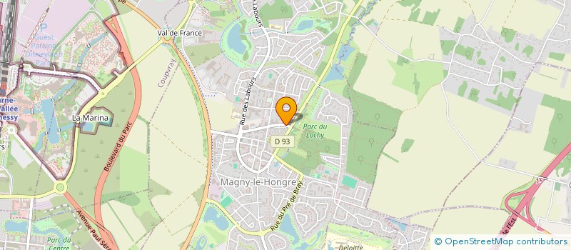 localisation de l'entreprise MONSIEUR HADJ AHMED BELKHITER  MAGNY-LE-HONGRE