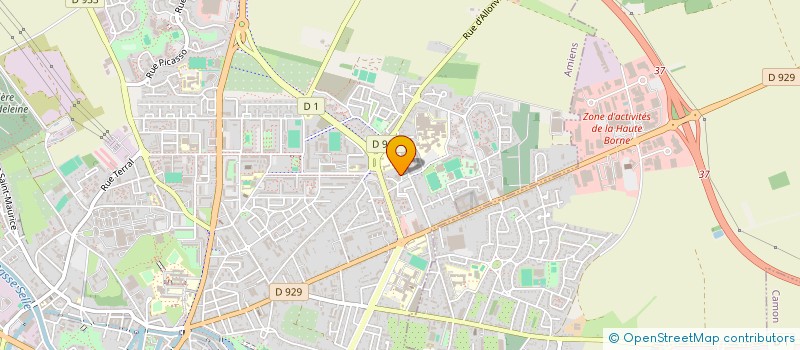 localisation de l'entreprise MONSIEUR HADJ AHMED GHLAMALLAH  AMIENS